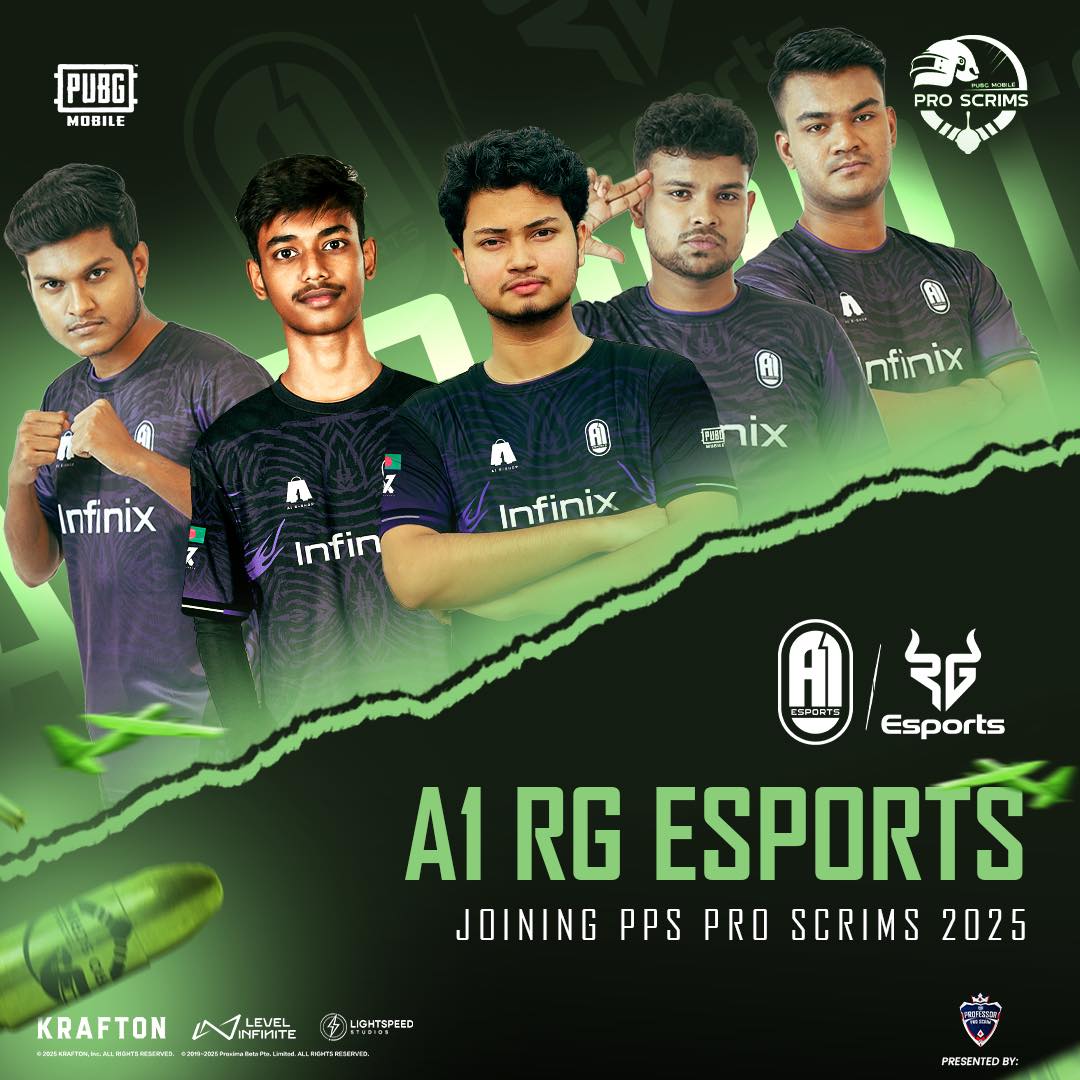 PPS Org - A1 আসছে PUBG MOBILE PRO SCRIMS 2025-এ! 📢... | Facebook