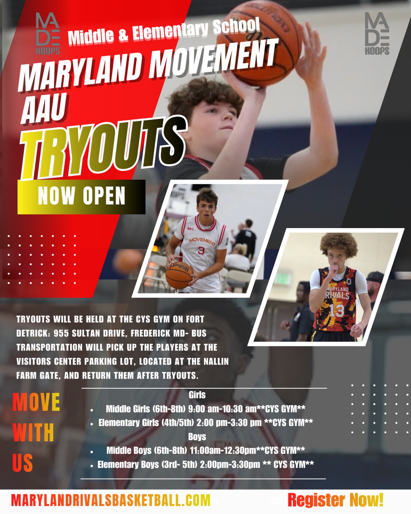 Maryland Rivals AAU Basketball | Frederick MD