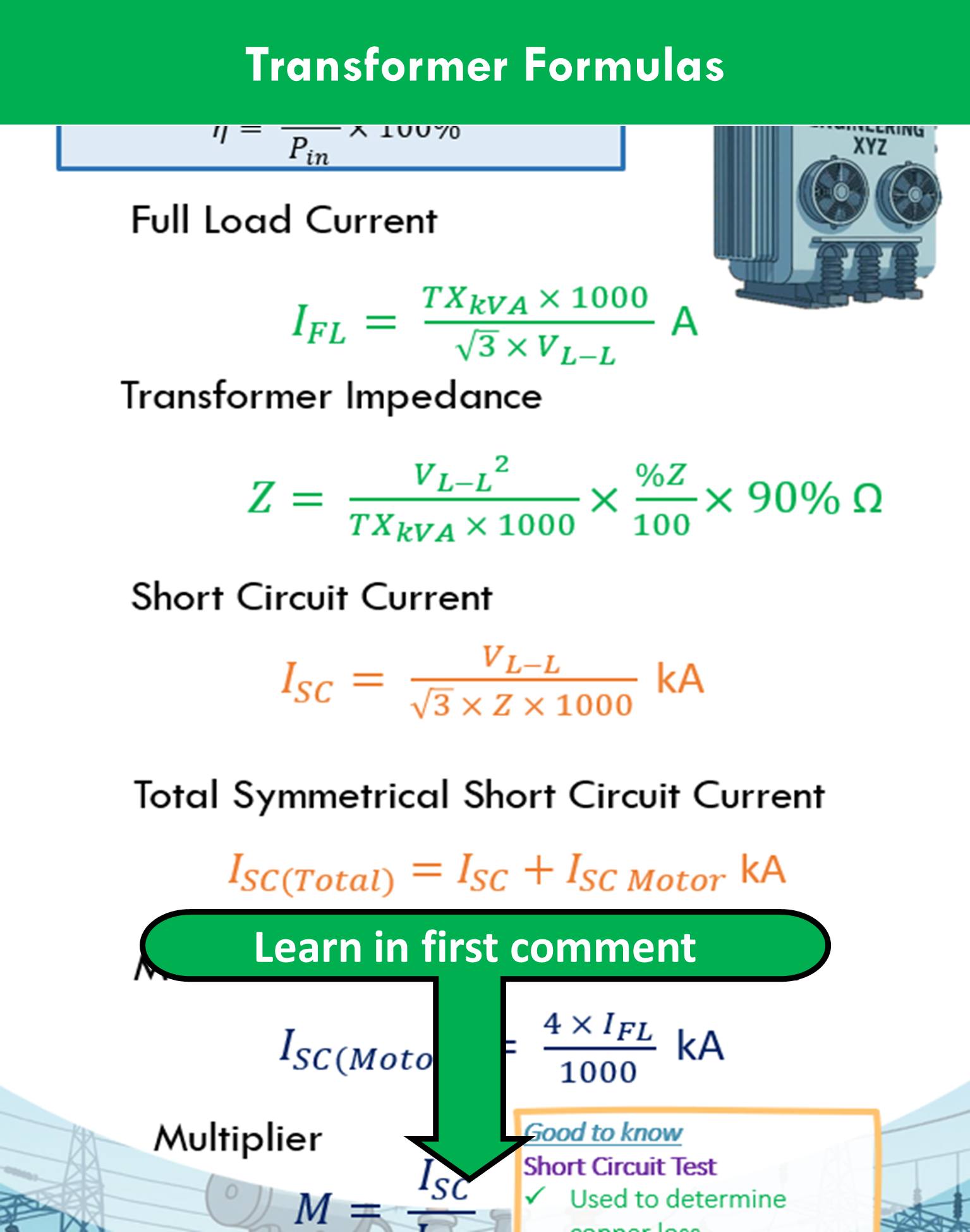Electrical - Learn here: https://youtube.com/shorts/B5caqIsJUIE ...