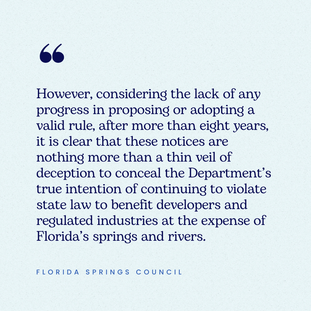 On Sept. 20, the Florida Springs... - Florida Springs Council