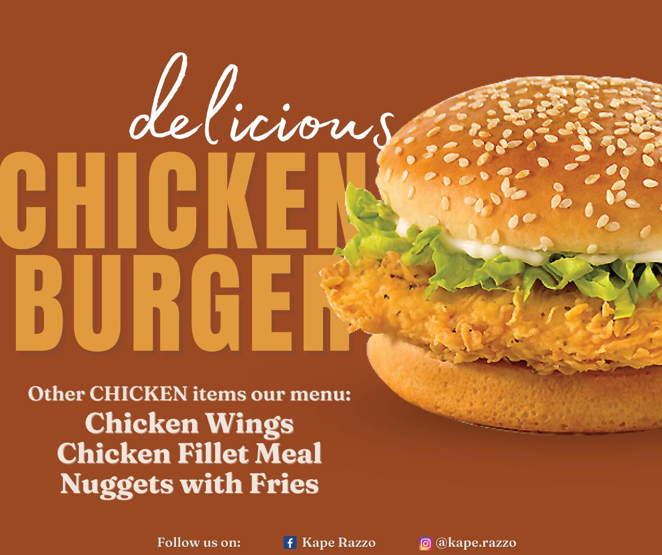 Kape Razzo - New in our menu!!! 🍗 Crispy Chicken Sandwich... | Facebook