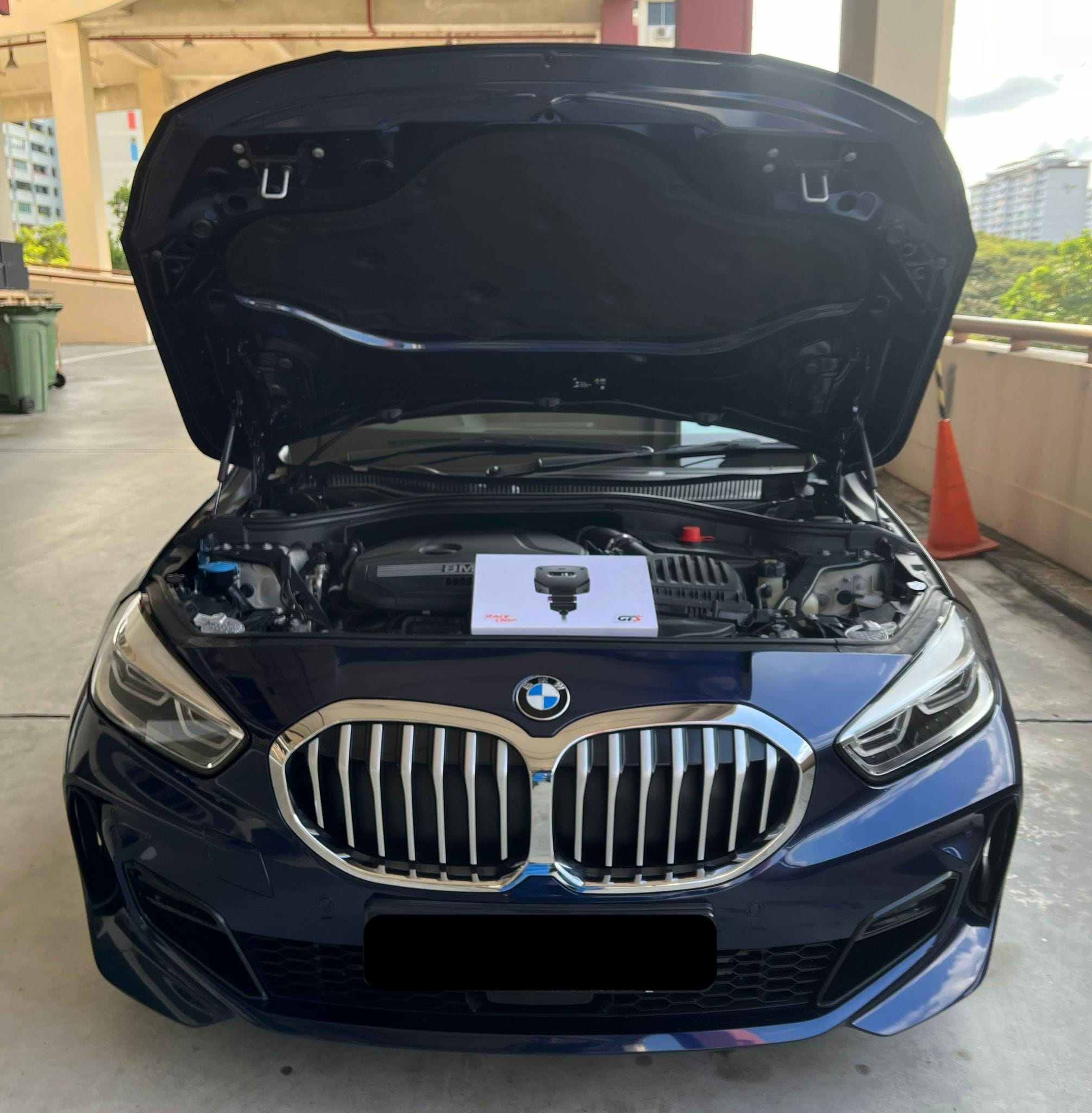 B.M.W 116I LED HL FL MSPT F40 Installation with RACECHIP GTS with 