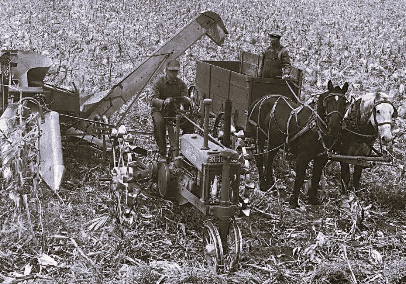 B4 - This photograph captures a transitional moment in American ...