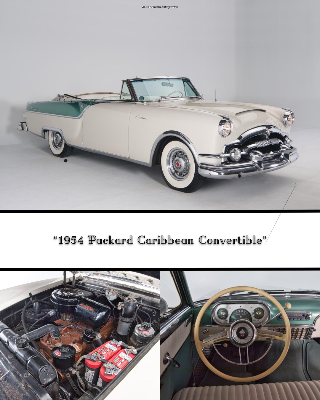 Wheels - The 1954 Packard Caribbean Convertible is a rare masterpiece ...