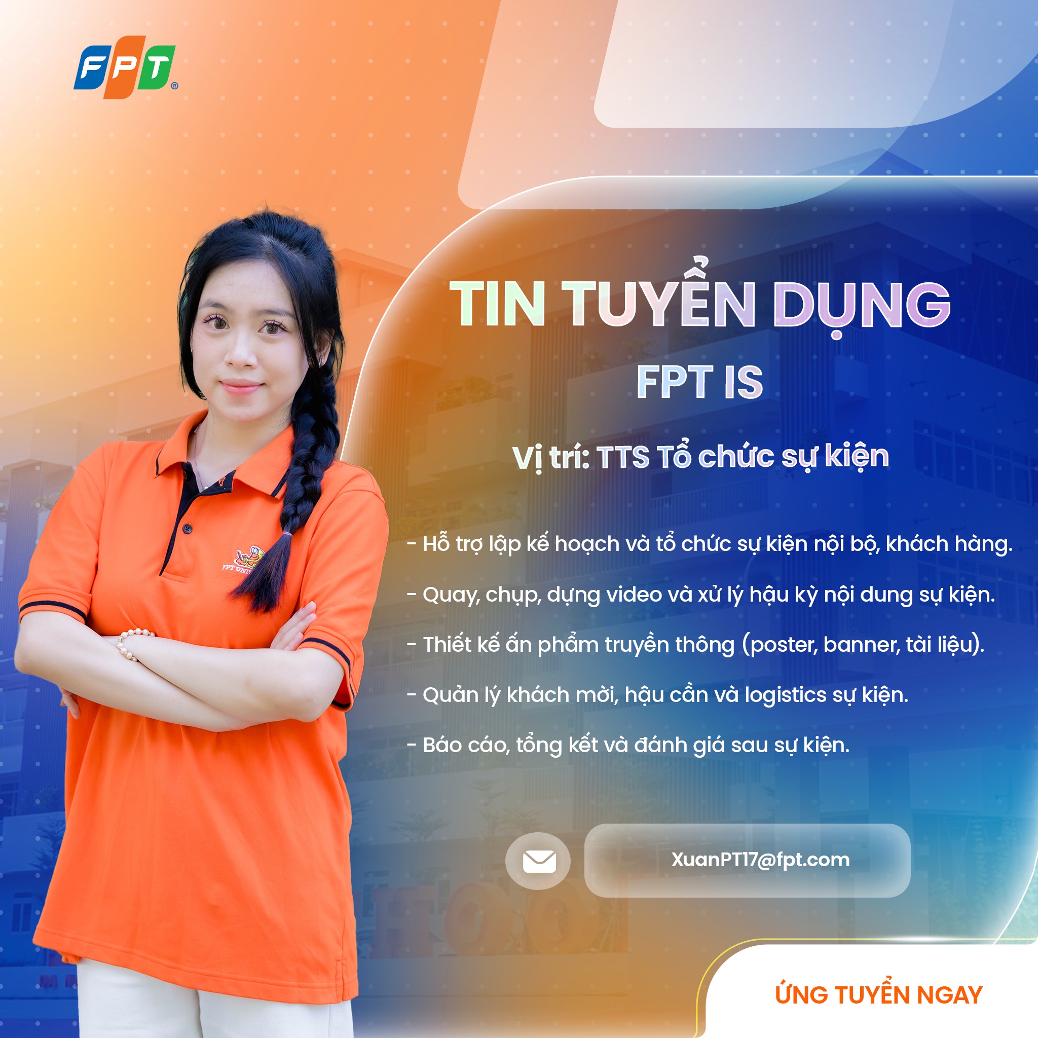 TIN TUYỂN DỤNG | FPT IS TUYỂN DỤNG... - FPT University Career | Facebook