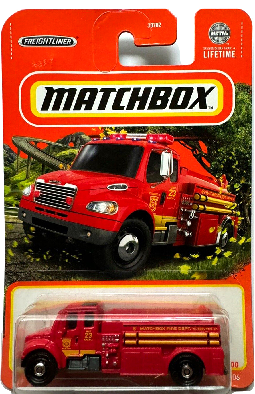 Matchbox Power Grabs #71 International Terrastar Rosso – Ambulanza 1:64 Con Boeing Fire FSB