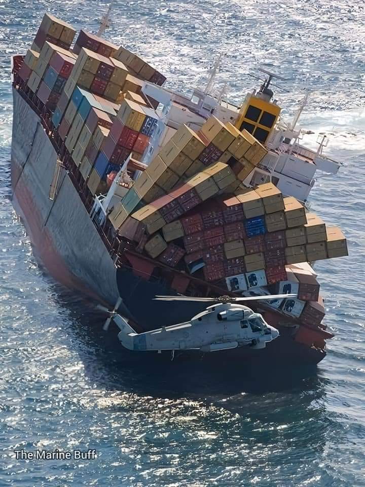 Anthony - What causes containers to fall from container ships into the ...