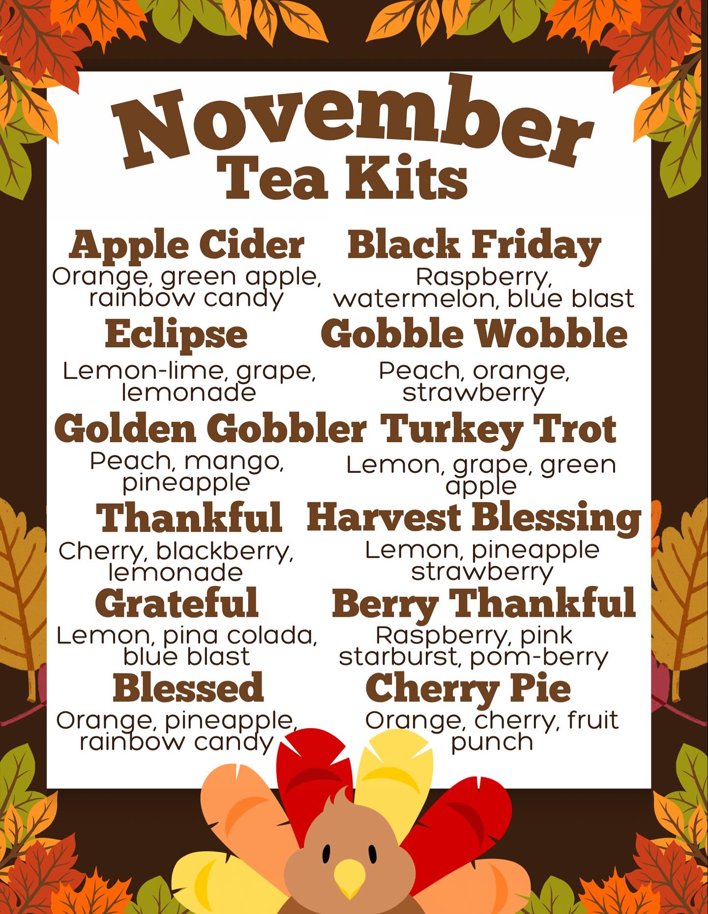 They’re heerre!! Our November tea kit... - Farmtown Nutrition | Facebook