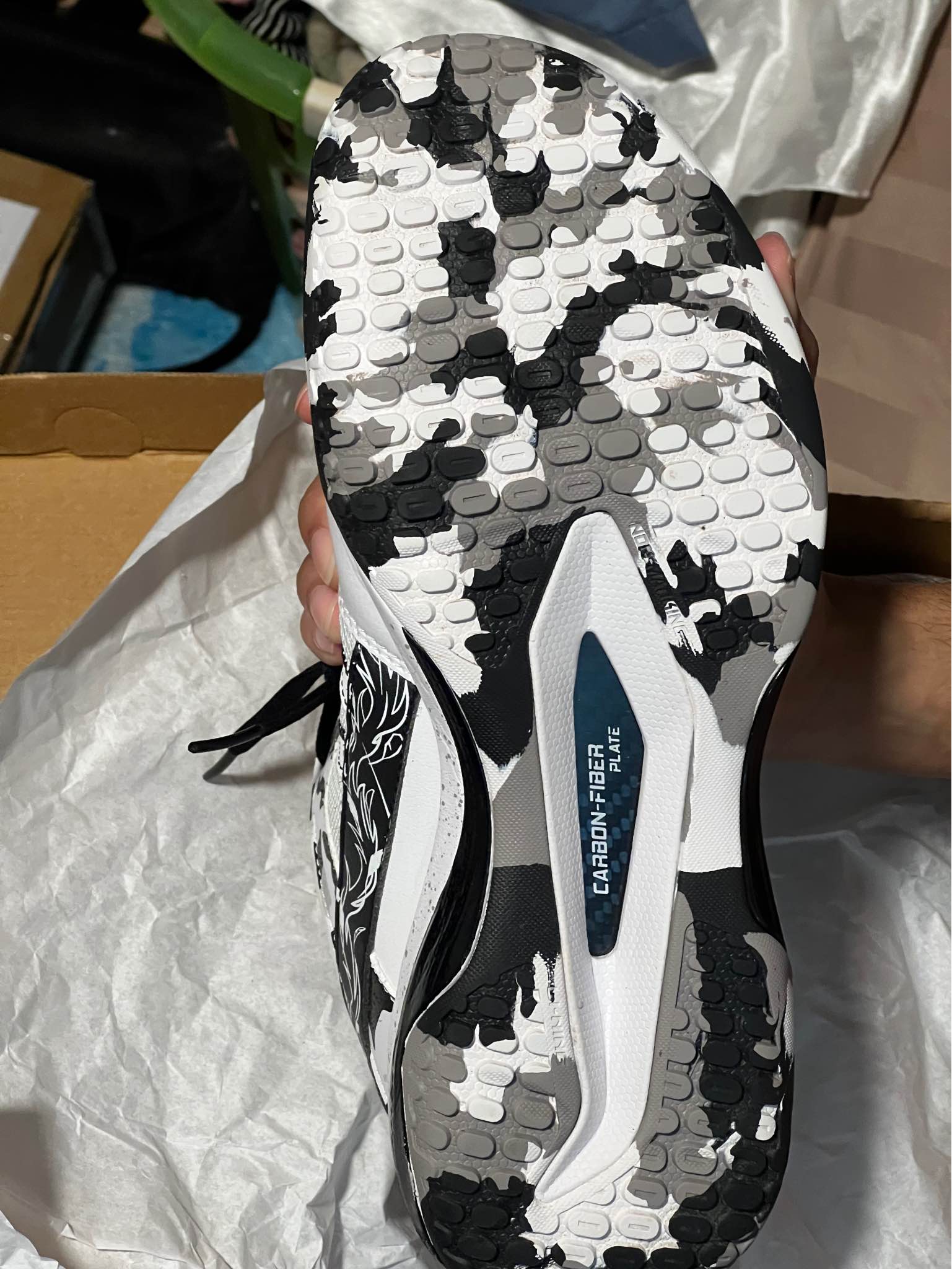 - รองเท้าแบดมินตัน Lining Invincible ACE Snow Camo แท้💯%