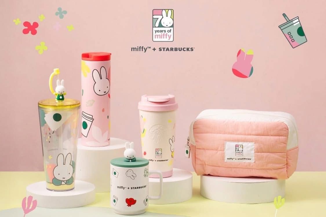 Hi Miffy fans, this one's for you! 🐰 The Miffy™️ + Starbucks