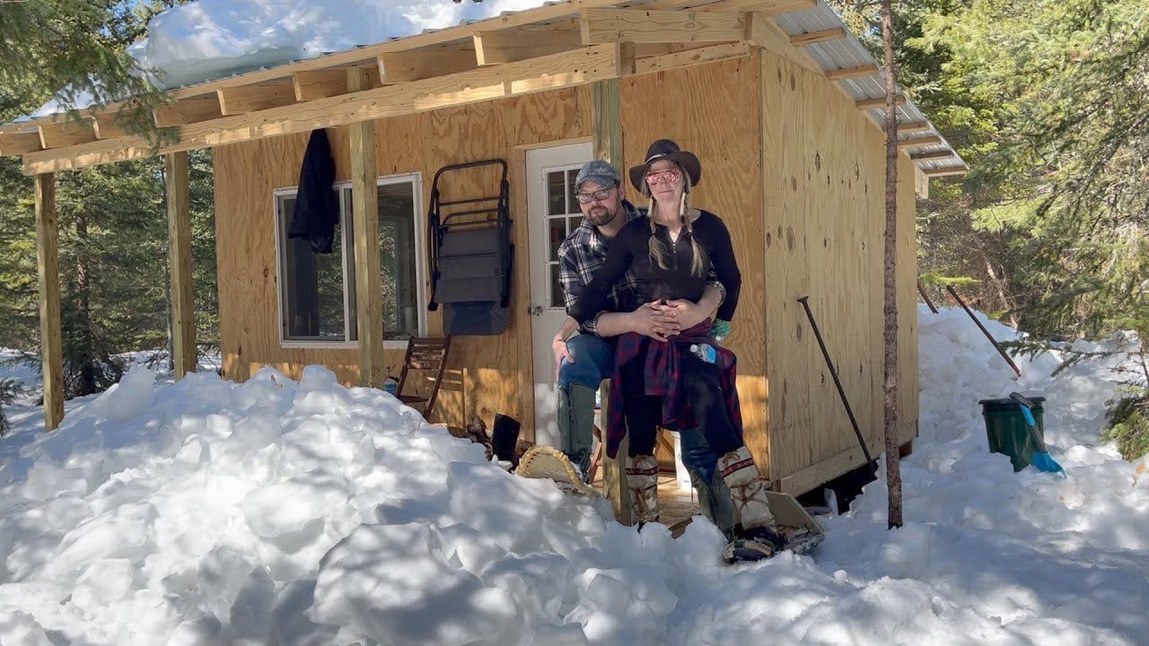 Rak - Off Grid Cabin in the Woods...Spring trip ...massive snow | Facebook
