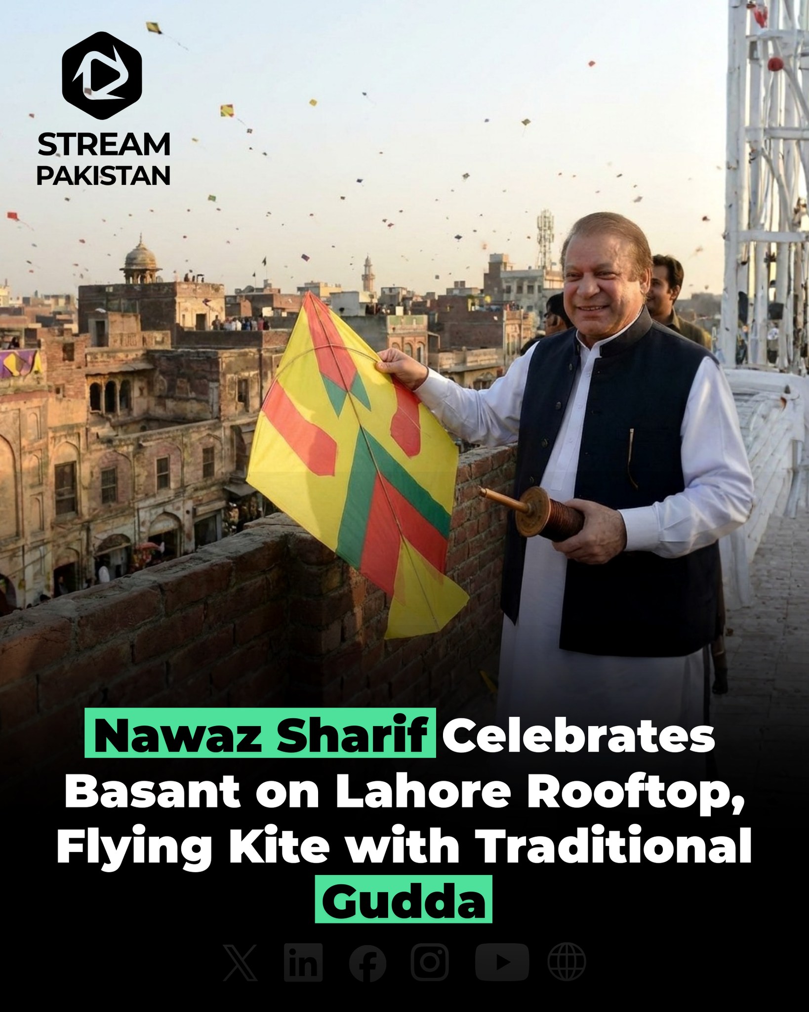 Stream Pakistan - Former Prime Minister Nawaz Sharif was... | Facebook