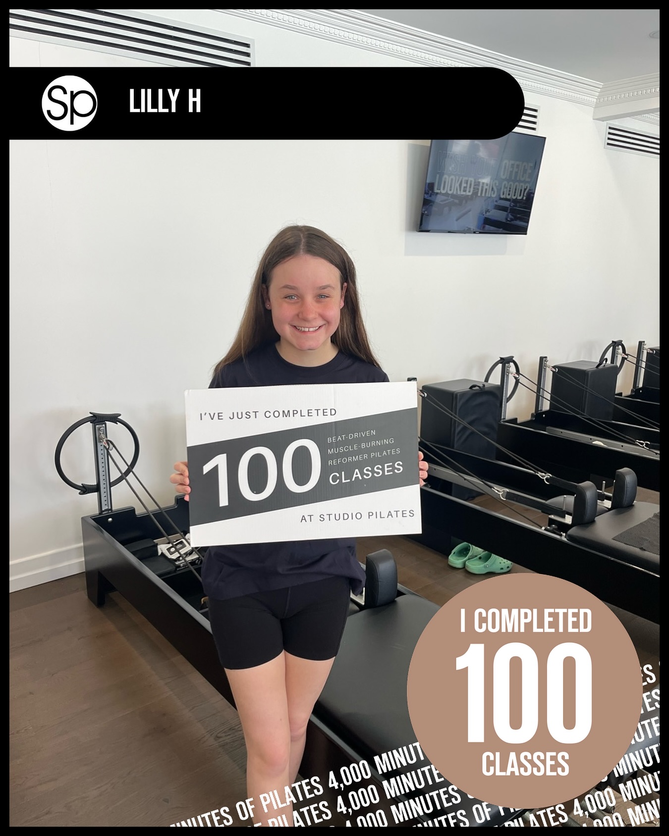 Studio - ⭐️ Lilly H : 100 Classes ⭐️ Congratulations to this superstar ...