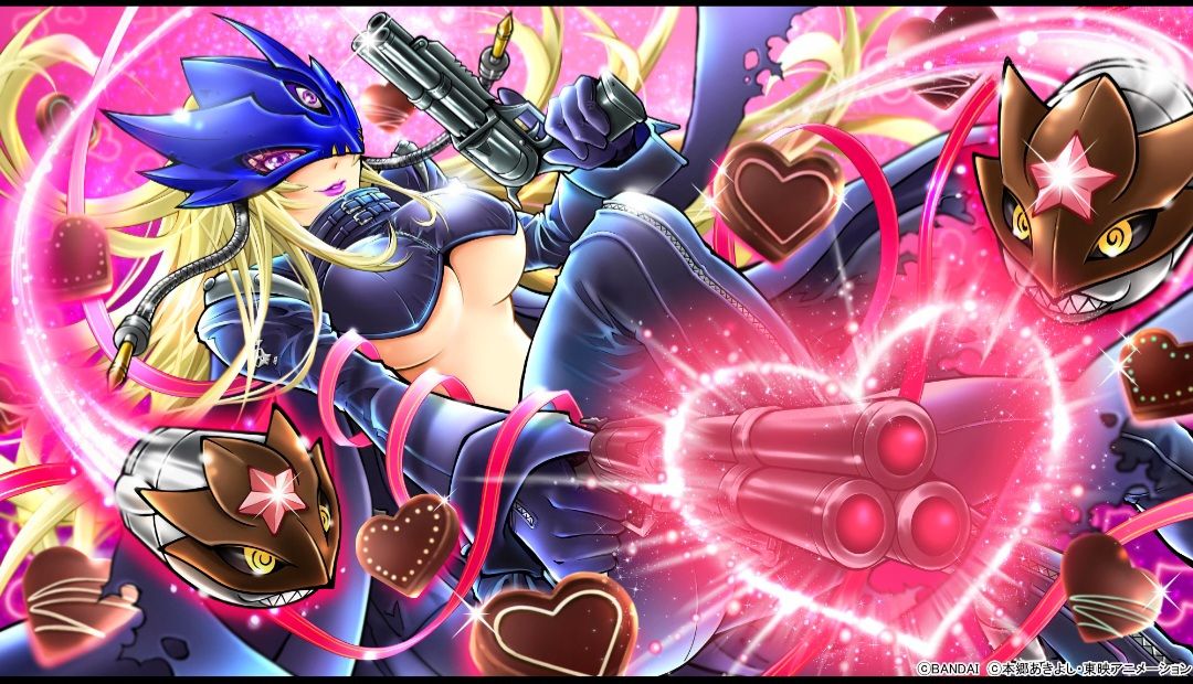 HappyValentine ベルスターモンからたくさんのチョコをプレゼント
