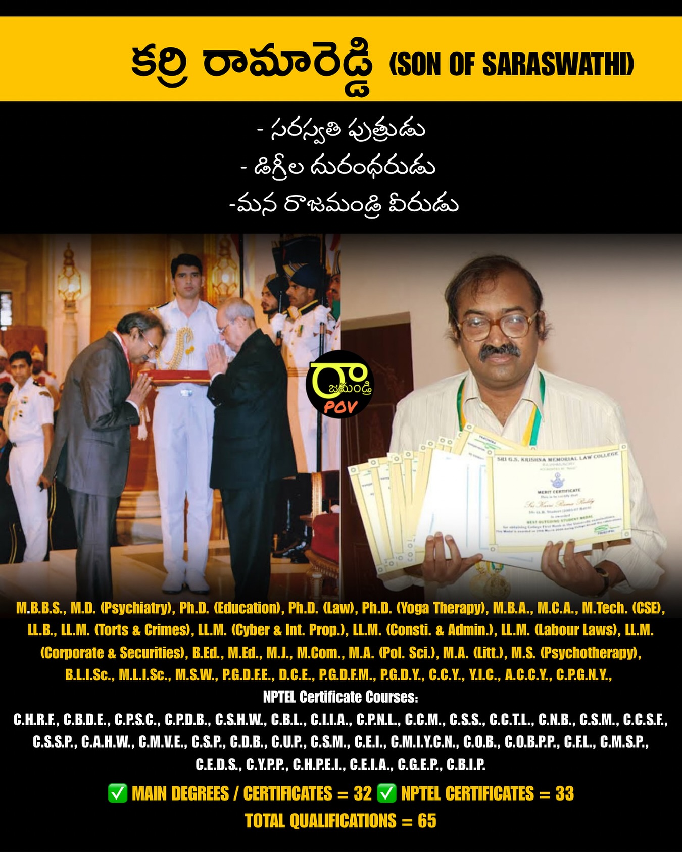 రాజమహేంద్రవరం - 🎉 Happy Birthday Kari Rama Reddy Garu! 🎉 A true ...