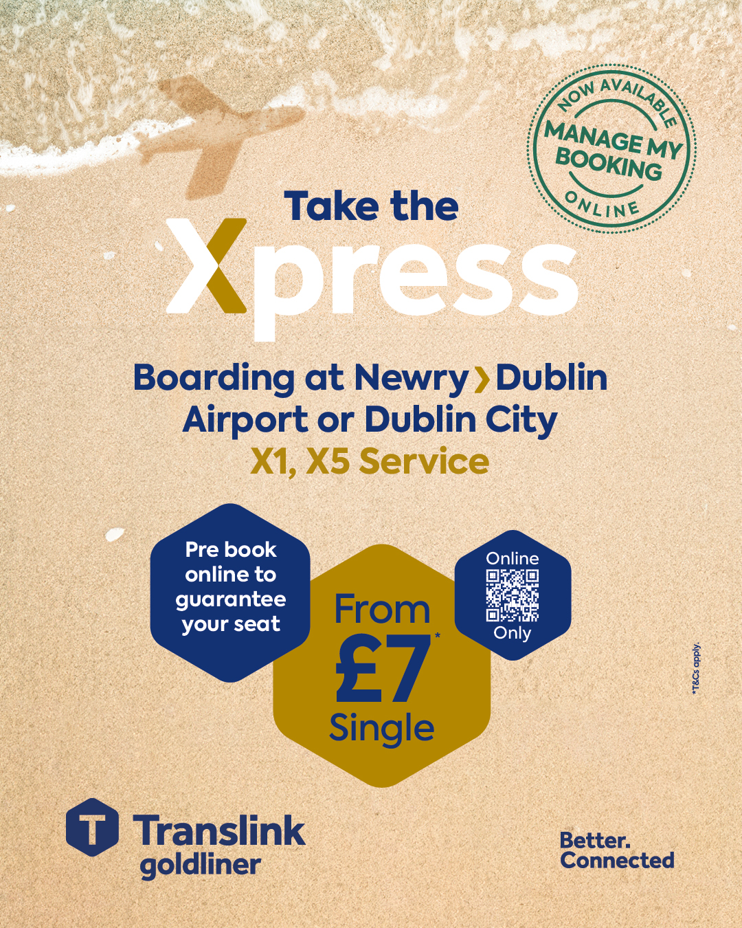 Translink - ️ Take the Xpress from Newry to Dublin... | Facebook