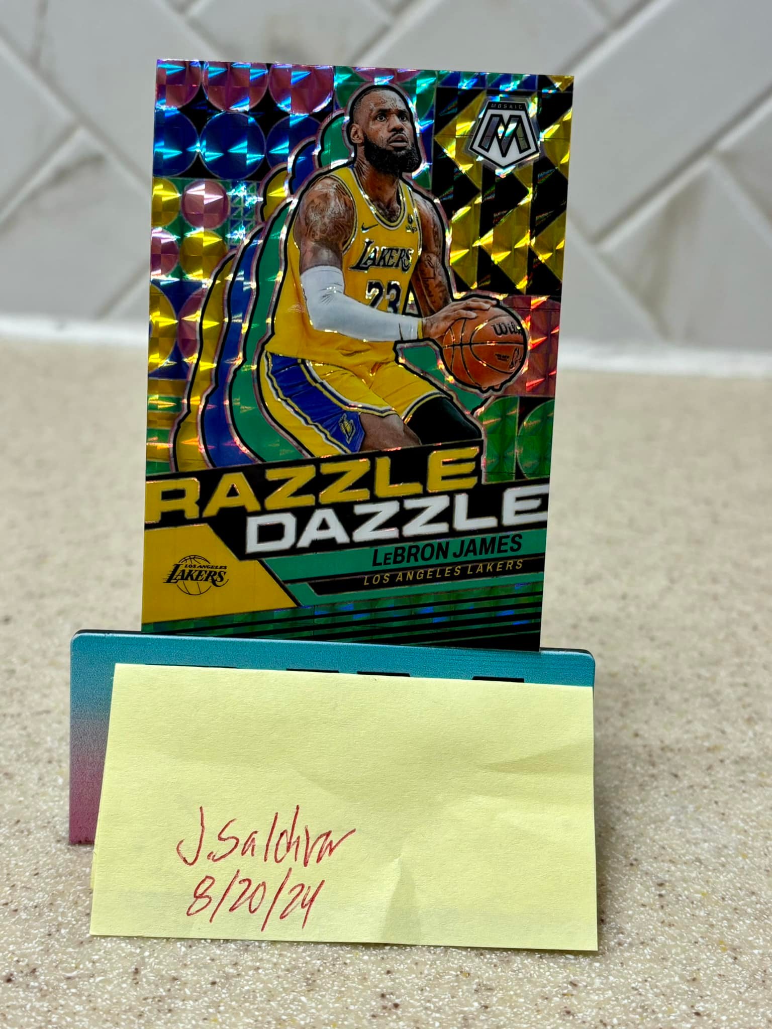 LeBron James for sale 2023-24 Mosaic Razzle Dazzle $75 2022-23 