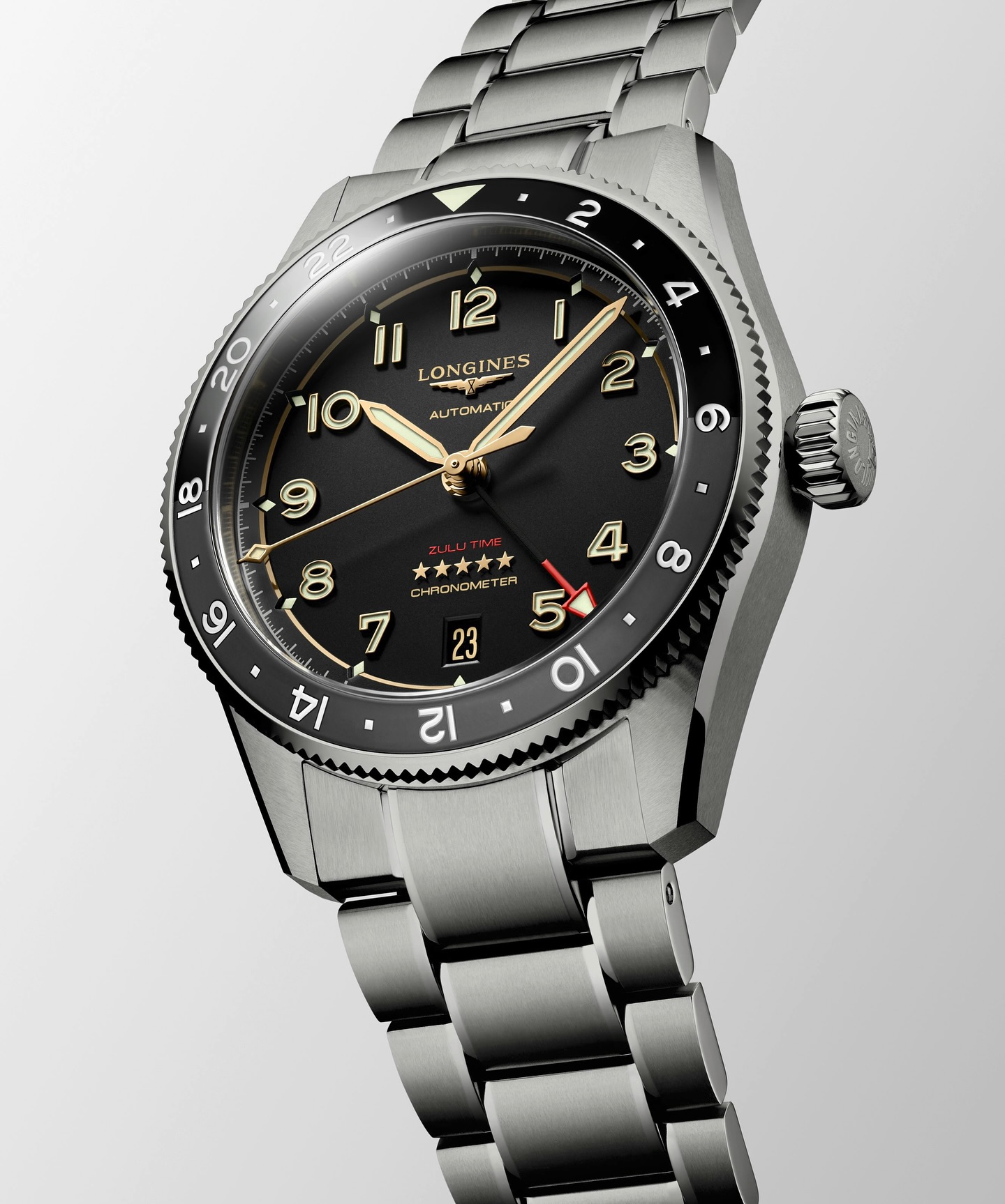 Hodinkee - ロンジン スピリットコレクションにチタン製の39mm径Zulu 