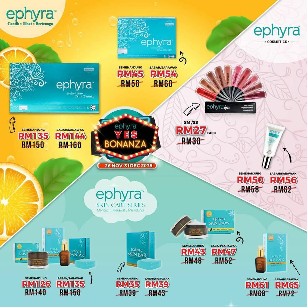 Beauteousbymol - 🔥 EPHYRA YES BONANZA!! 🔥 . Inilah masanya... | Facebook