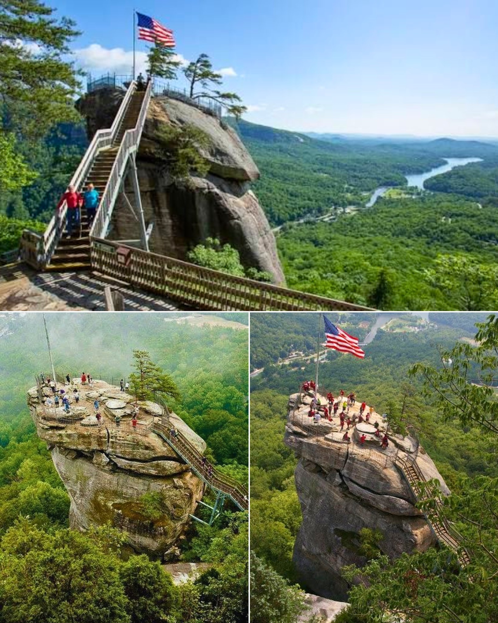 Amazing - Chimney Rock, located in Chimney Rock State Park, Chimney ...
