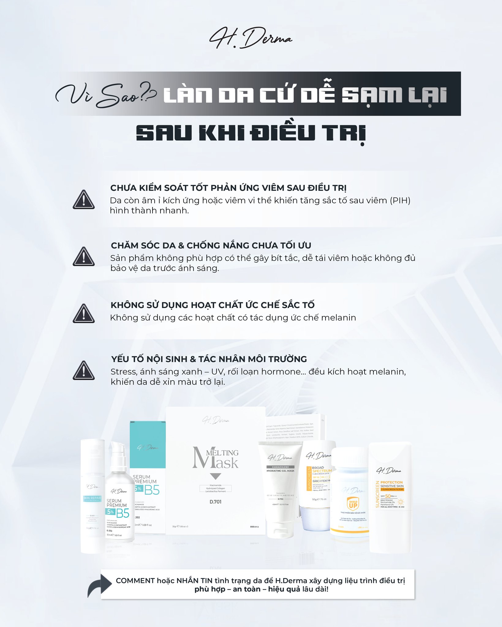 H.Derma - 🌟 RA MẮT SẢN PHẨM MỚI – SERUM COMPLEX 20% B3 🌟 Giải pháp toàn ...