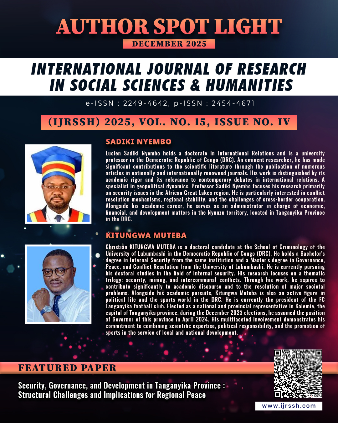 International Journal of Research in Social Sciences and Humanities | Delhi