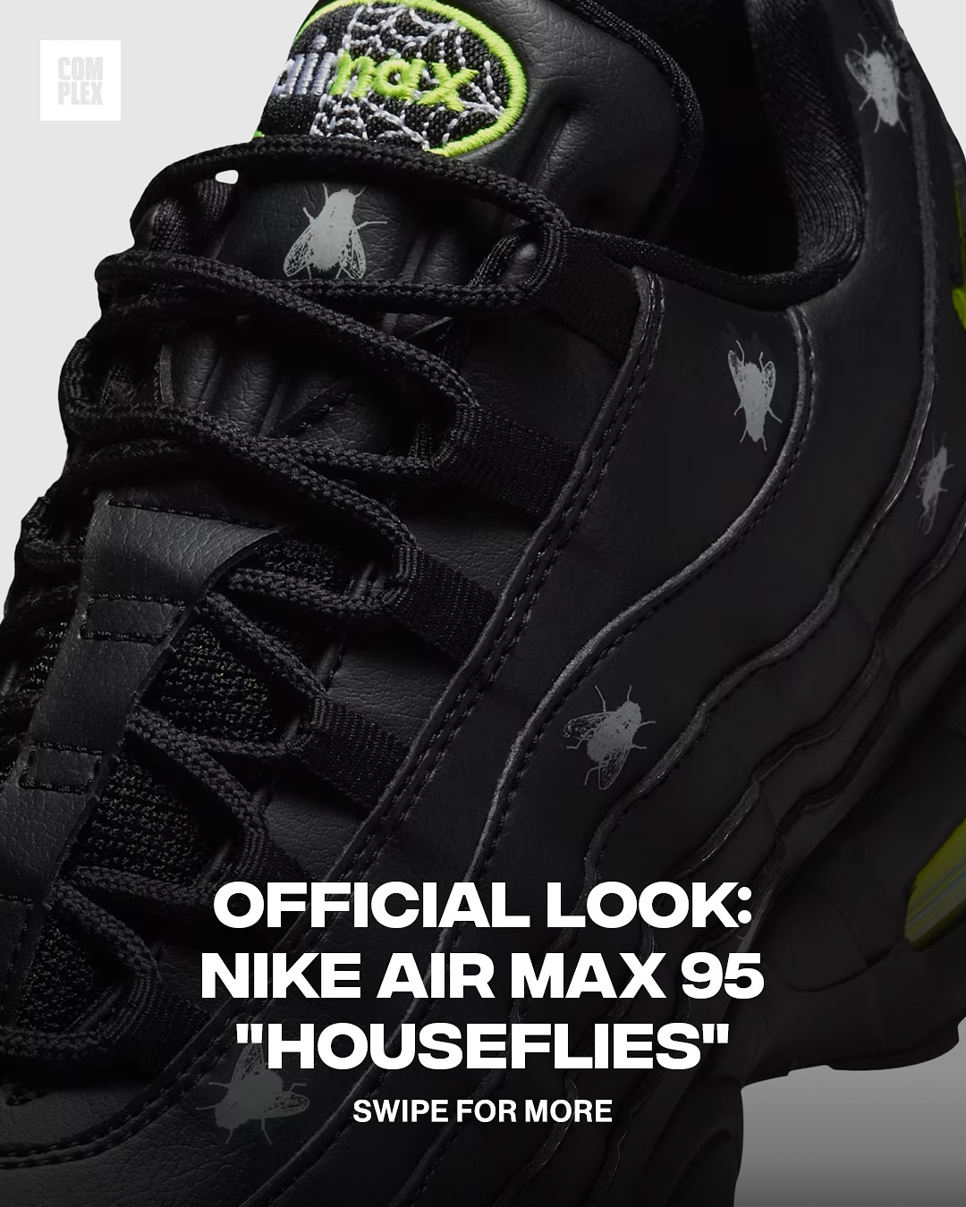 The Air Max 95 joins the “Houseflies” collection for Halloween set