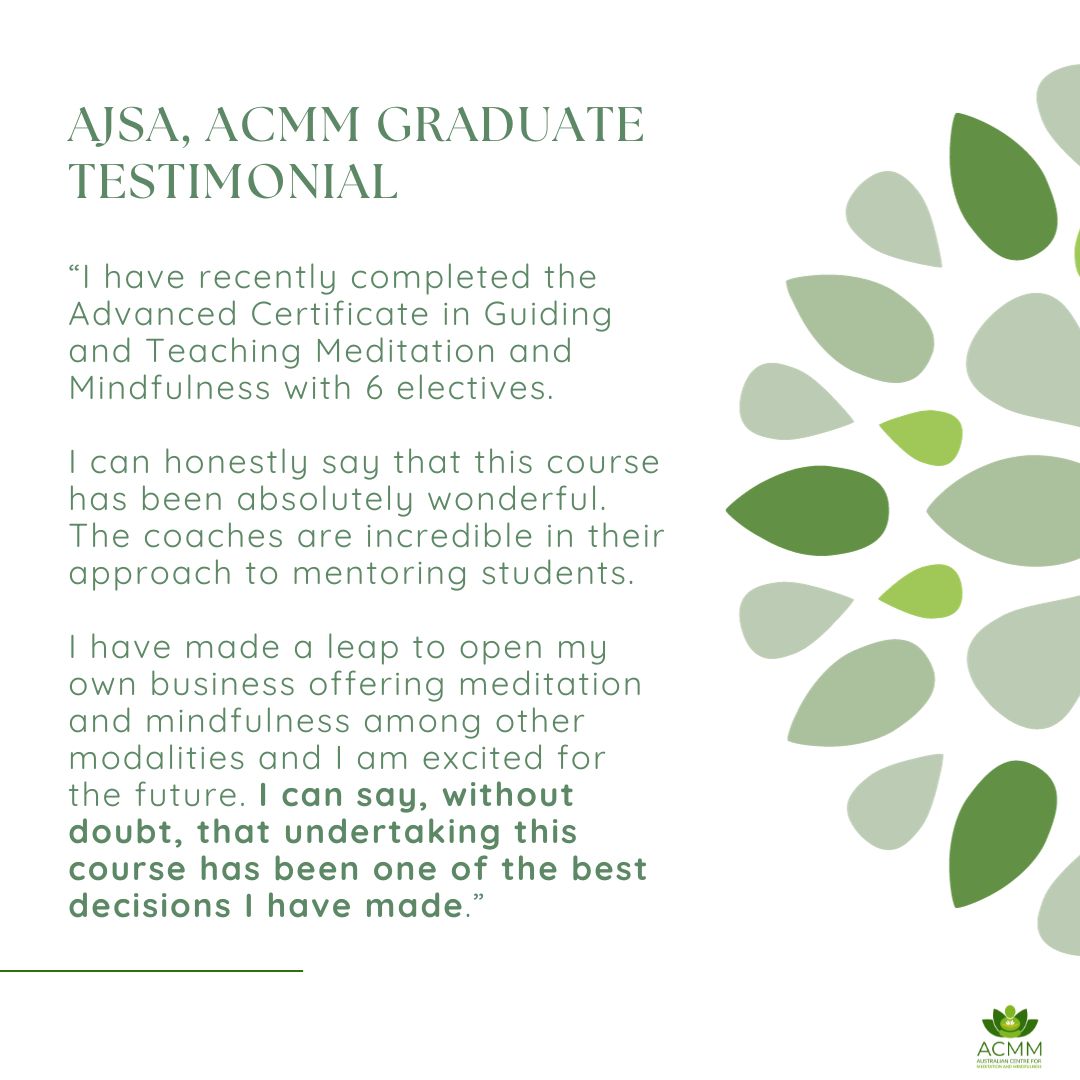 ACMM... - Australian Centre for Meditation and Mindfulness | Facebook