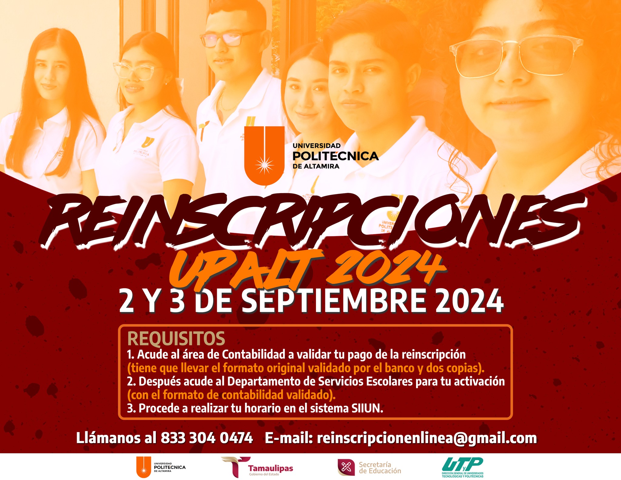 Universidad - 💯Proceso de Reinscripción‼️ Atención comunidad UPALT ...