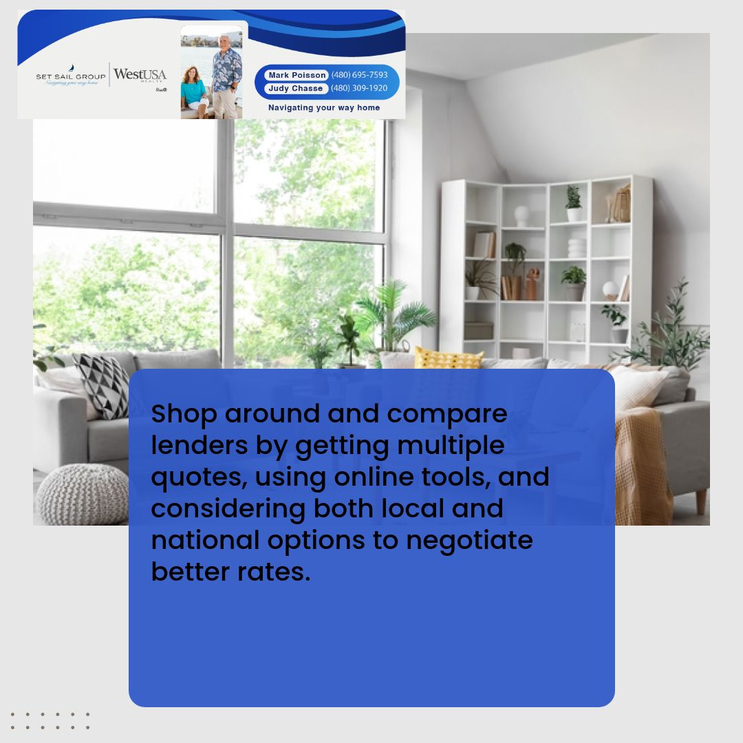 Set - Shop around and compare lenders by getting multiple quotes, using ...