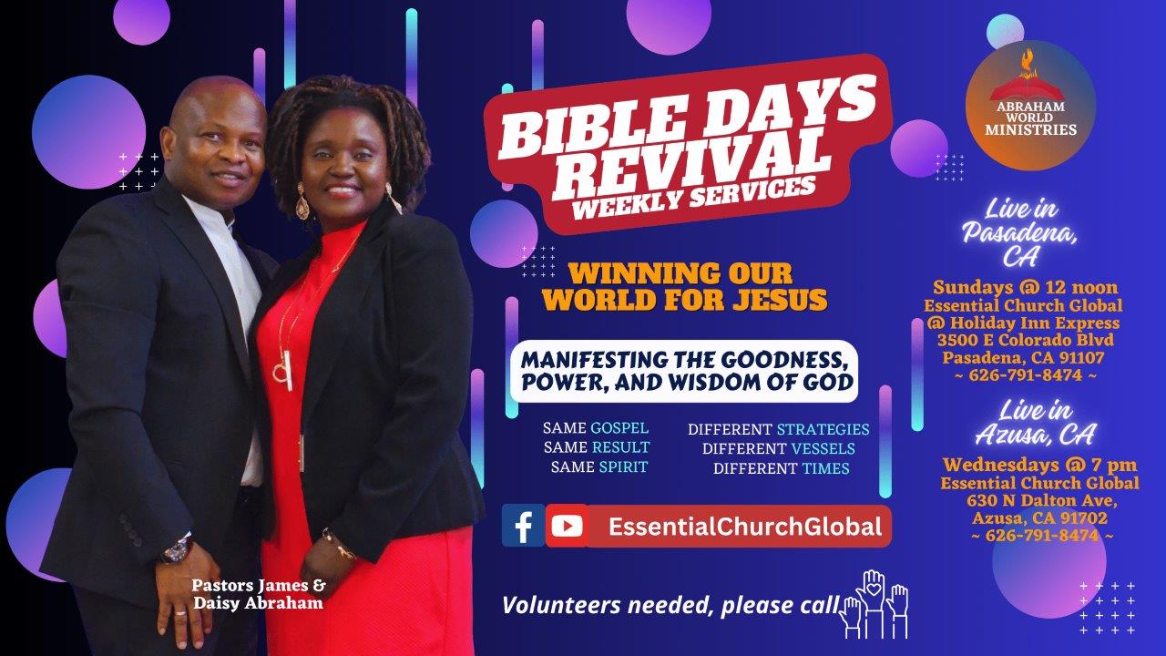 Ministering to the needs of people in... - Essential Church