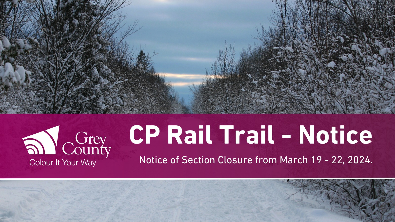 County of Grey - NOTICE: A section of the Grey County CP... | Facebook