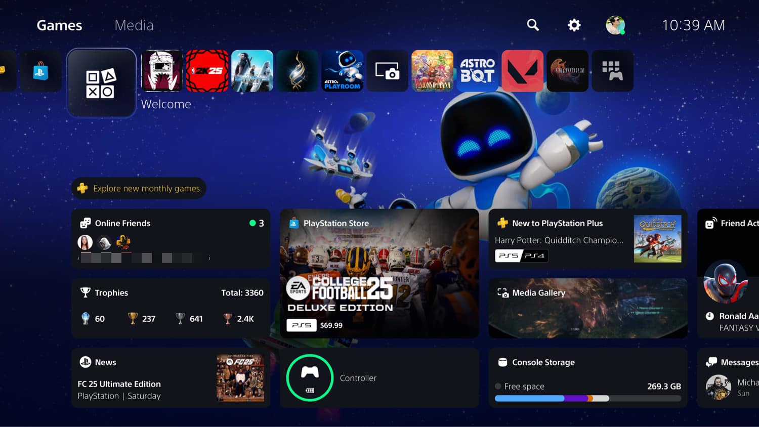 PlayStation Pilipinas | PS5 UI Home Screen Upgrade (Widgets, Friends ...