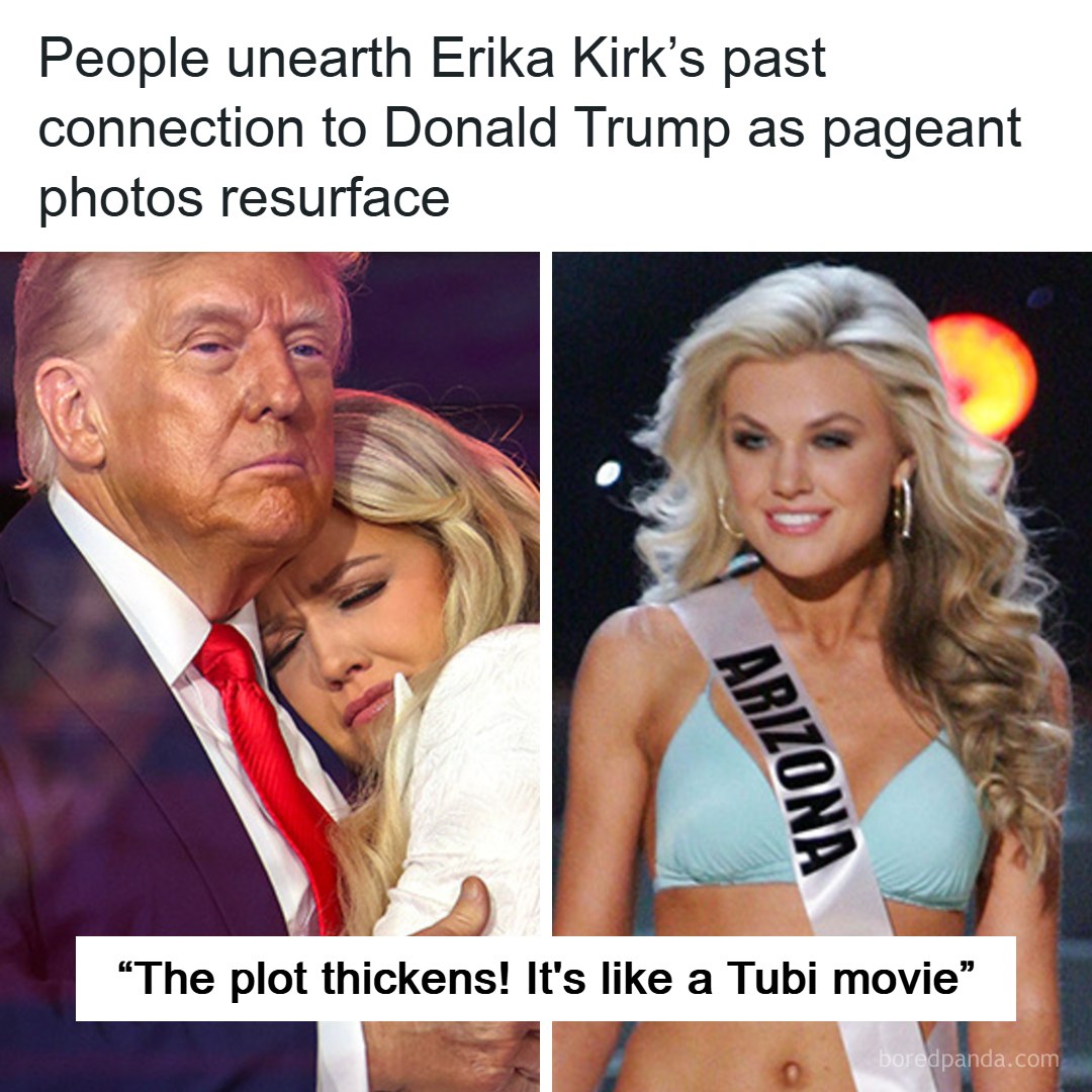 The Humor - People unearth Erika Kirk’s past connection to Donald Trump ...