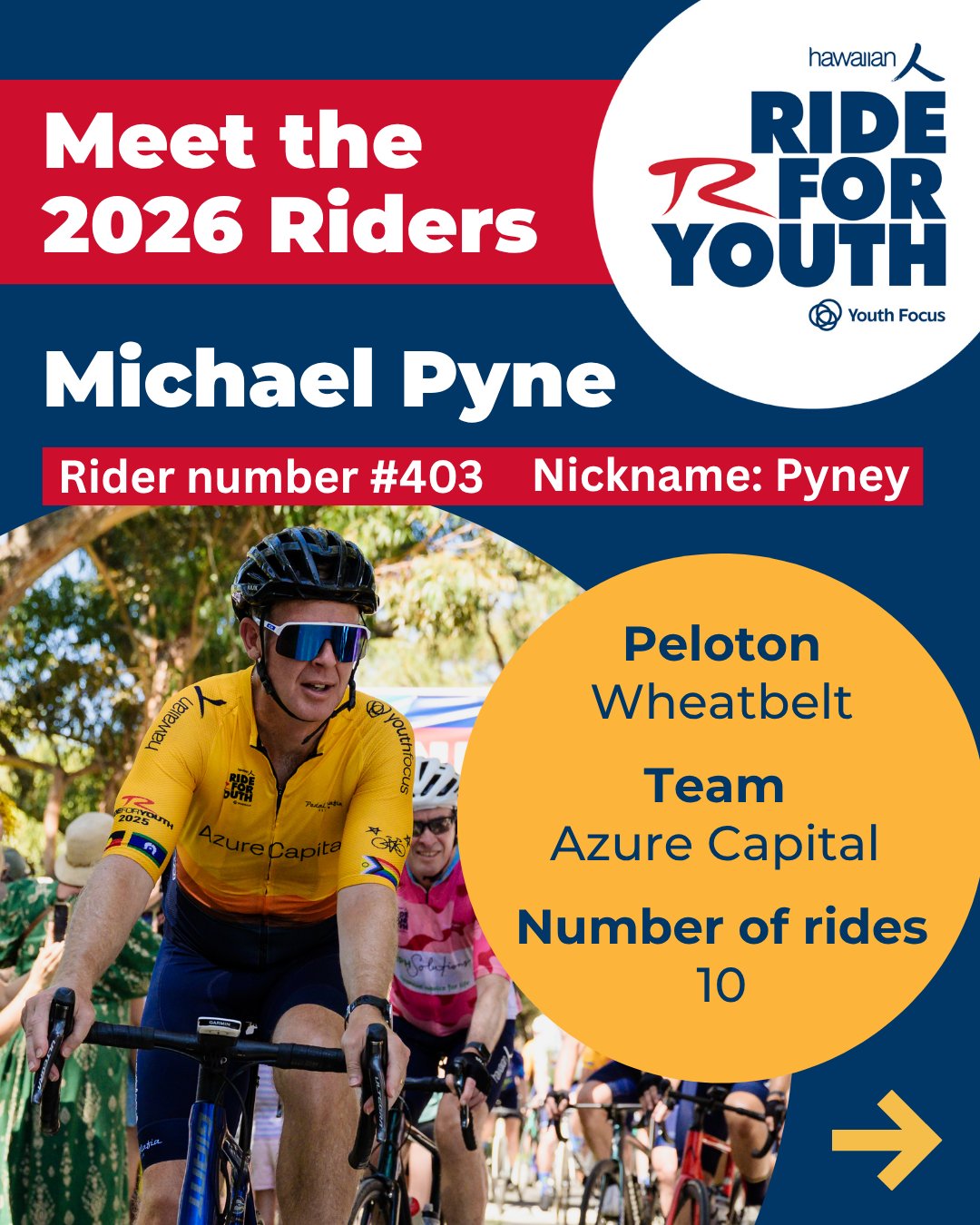 Meet the Riders | Michael Pyne,... - Hawaiian Ride for Youth | Facebook