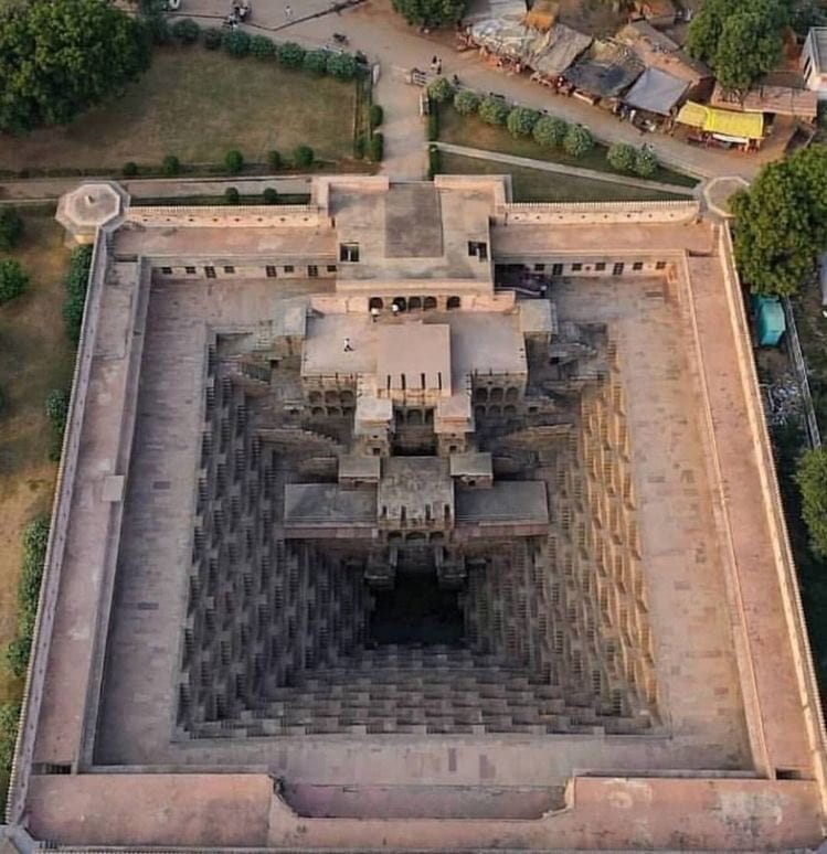 Ancient - Chand Baori Stepwell, Abhaneri, Rajasthan, India. Chand Baori ...