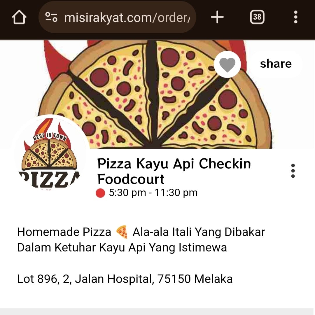 Pizza Kayu Api - 🛵 JOM ORDER BY DELIVERY DI APPS MISI 🛵... | Facebook