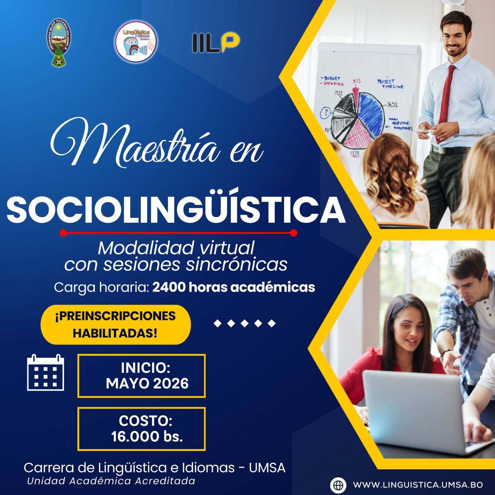 📚 Maestría en Sociolingüística 📚 El IILP junto a la Carrera de ...