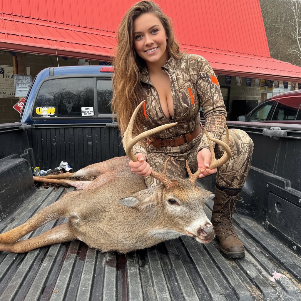 Huntbuck - NICE TWO RACKS — AND SHE EARNED BOTH. Calm shot, clean ...