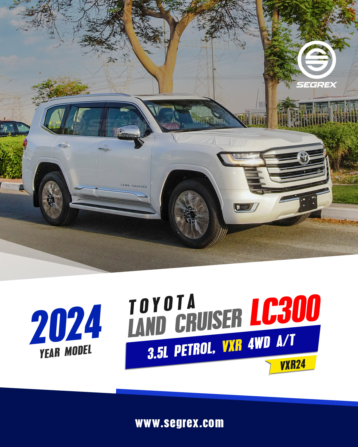 Segrex Auto - 2024 Model Toyota Land Cruiser (300 Series)...