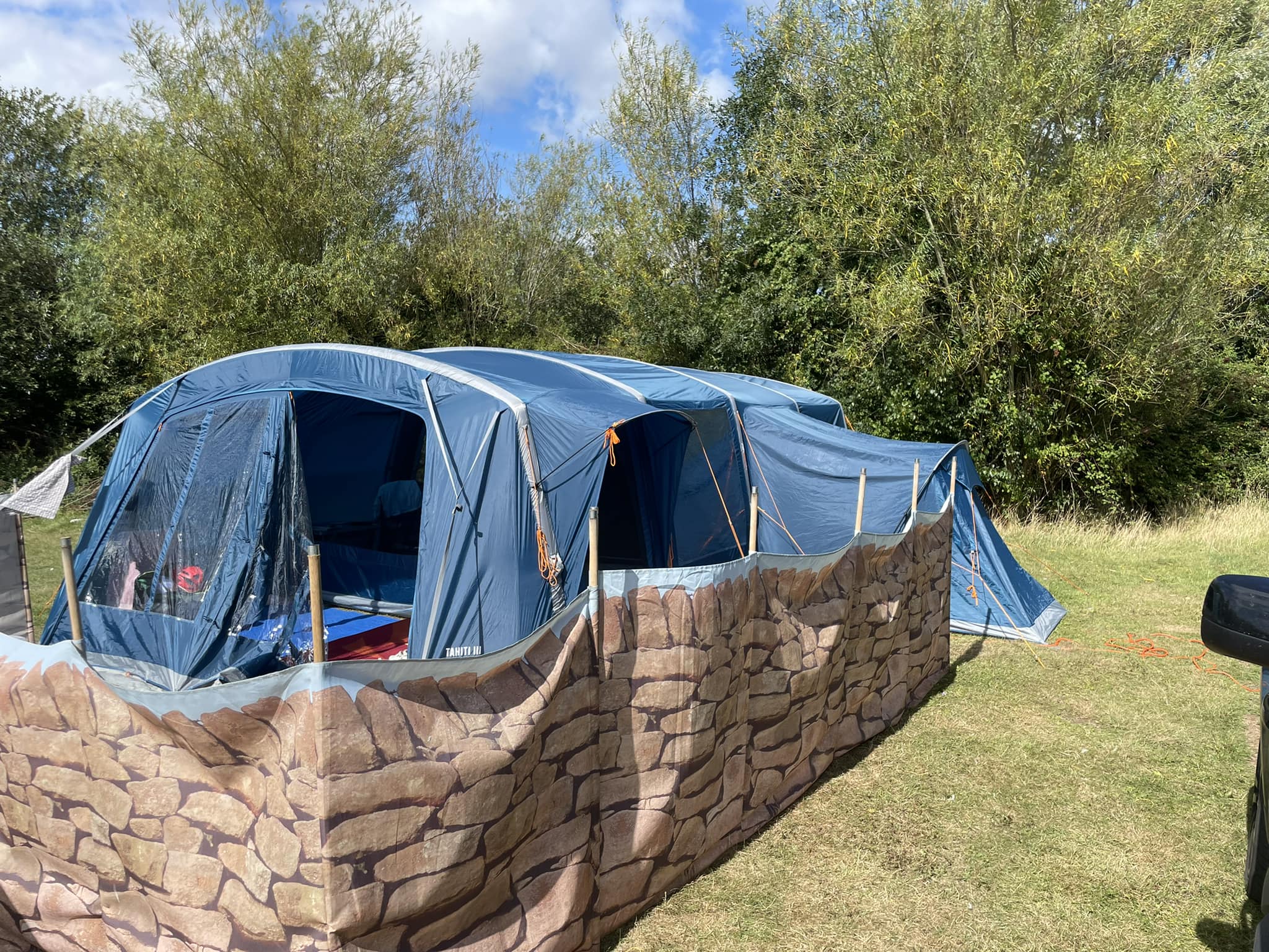 preself tipi hot tent 4~6 Person T3 XL with Screen Window, Height 8' 6