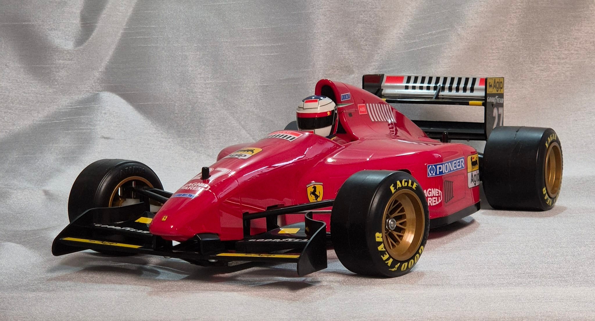 Today ,my tamiya f103 ferrari 412 t1 . Never run.