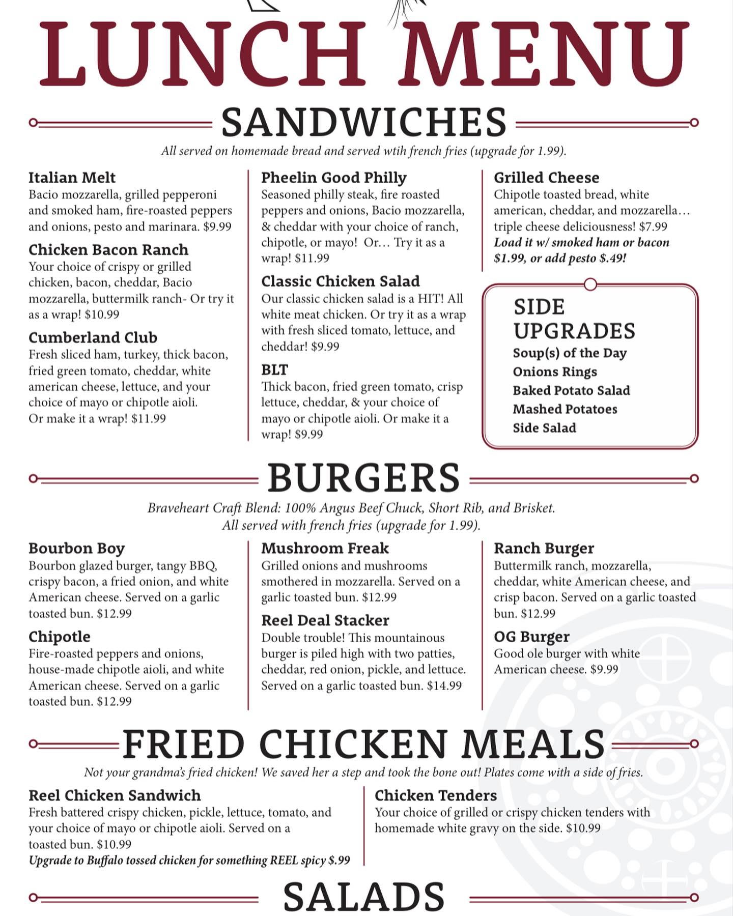 Reel Java - Let’s talk about lunch!!!! New items for our...