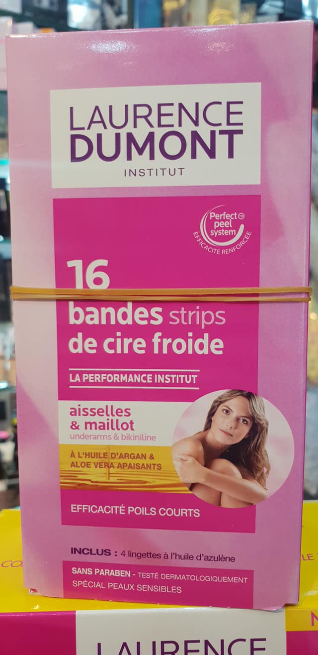 Cire Froide En Bandes Laurence Dumont Institut - 16 Bandes Pour Aisselles Et Maillot - Fabriqué En France