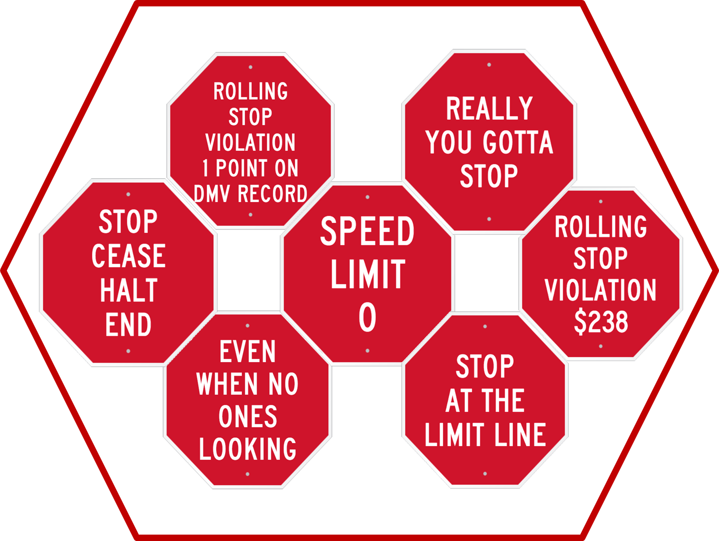 STOP COMPLETELY AT ALL... - Placerville Police Department