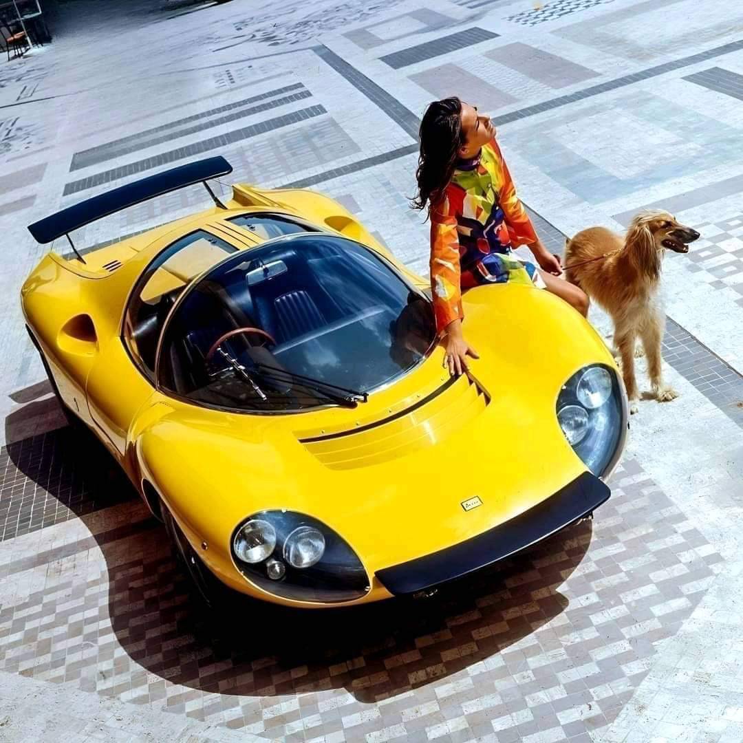 Dino 206S Prototype n°034 Yellow LS349 Ferrari Dino 206S prototype
