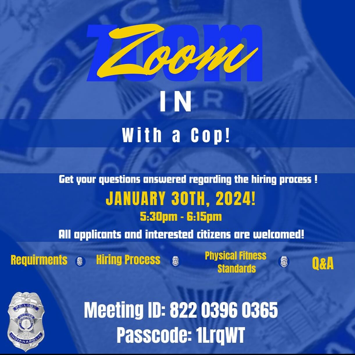 Join IMPD - 🚨The IMPD Recruiting Unit will be hosting a...