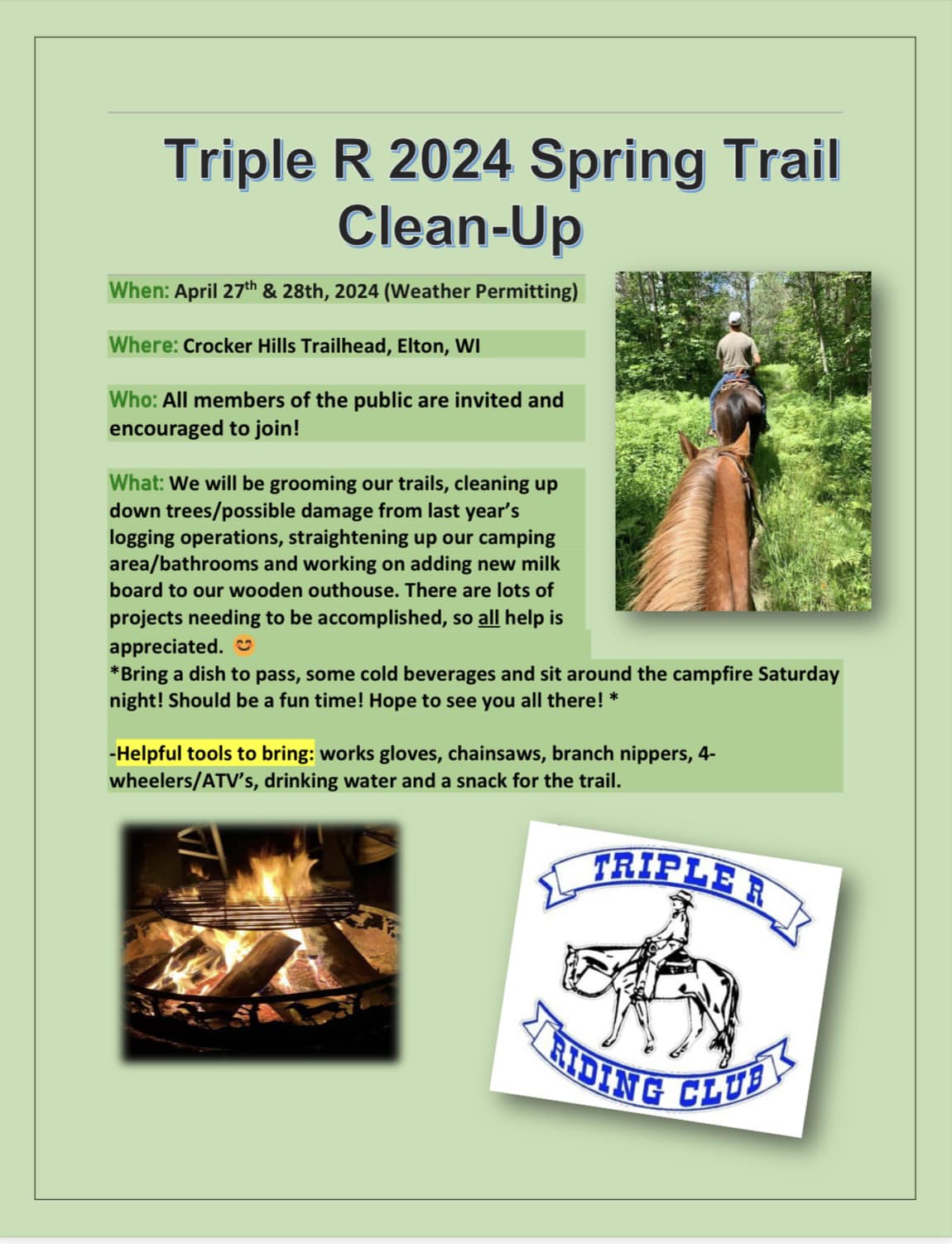Triple R Riding Club, Inc.
