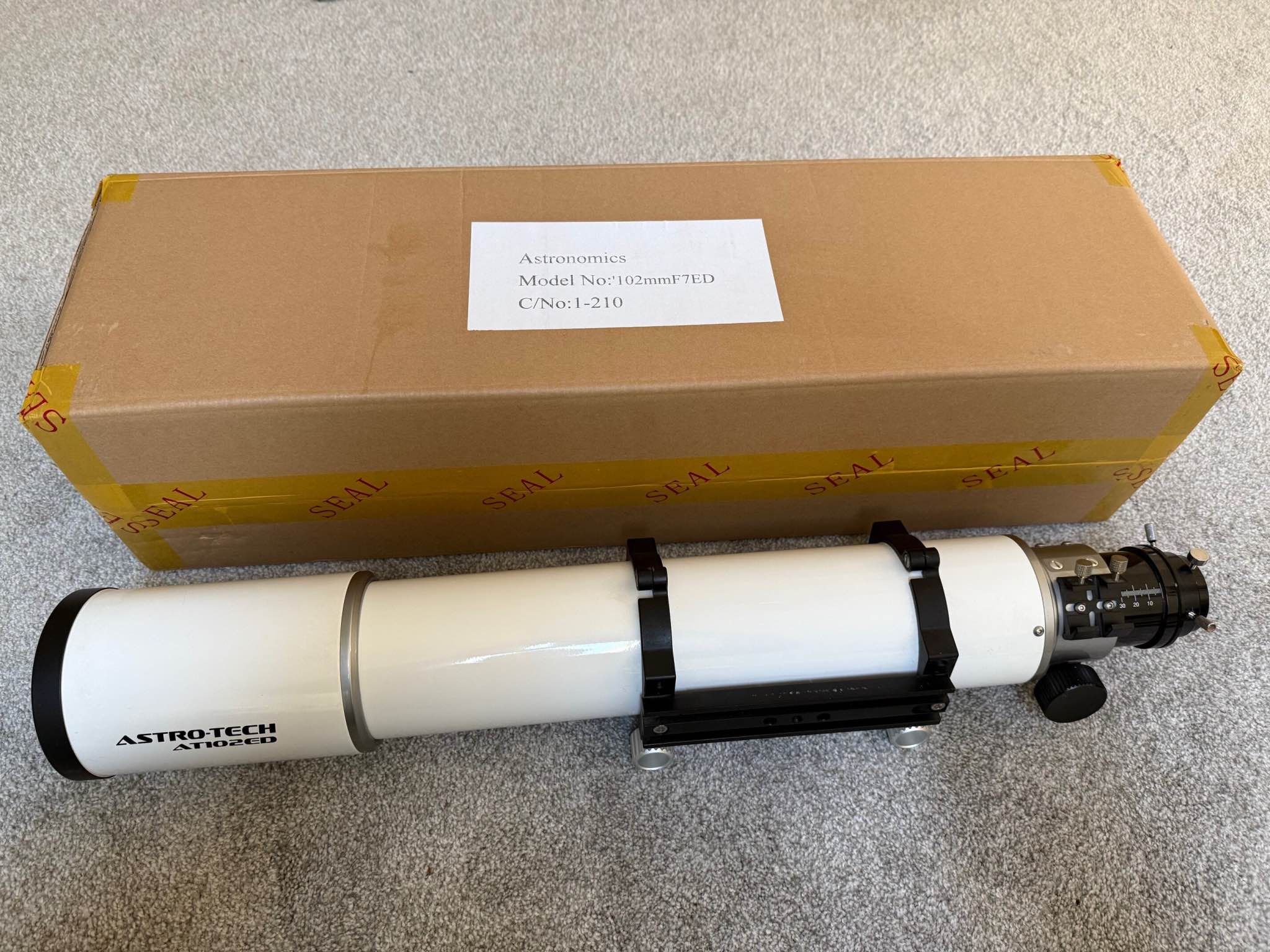Astro Tech AT102 Apo ED Telescope OTA - Cameras - Tracy, California ...