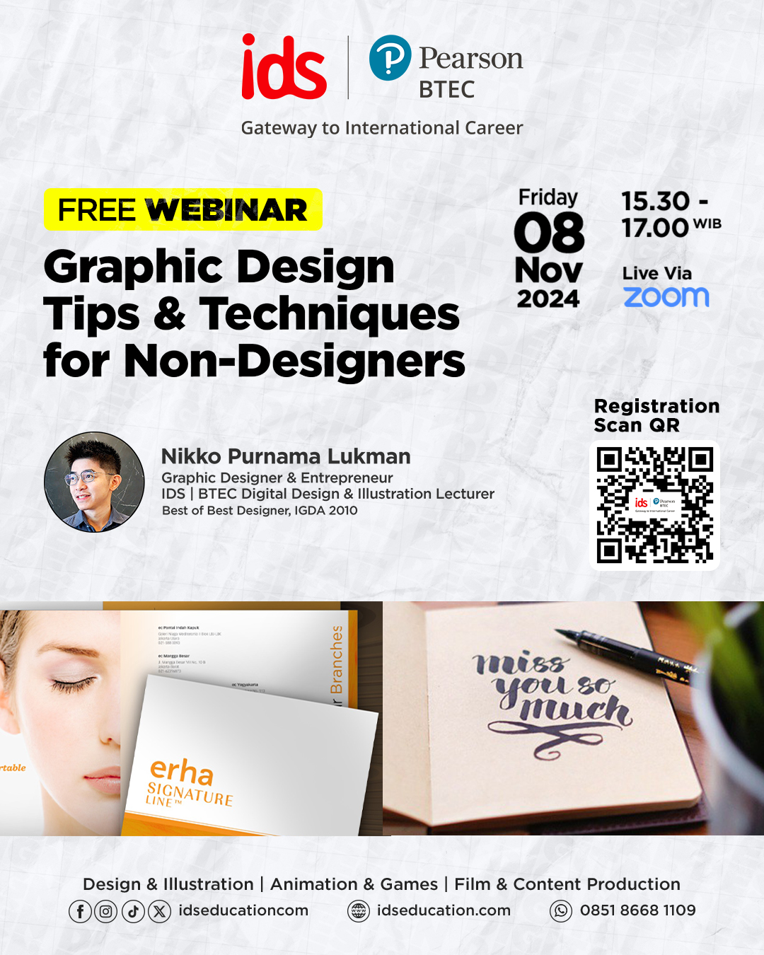 IDS Education - 📢 GRATIS! Webinar Desain Grafis untuk...
